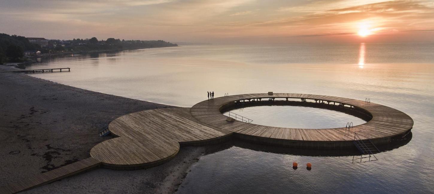 Cirkelbroen på Østerstrand