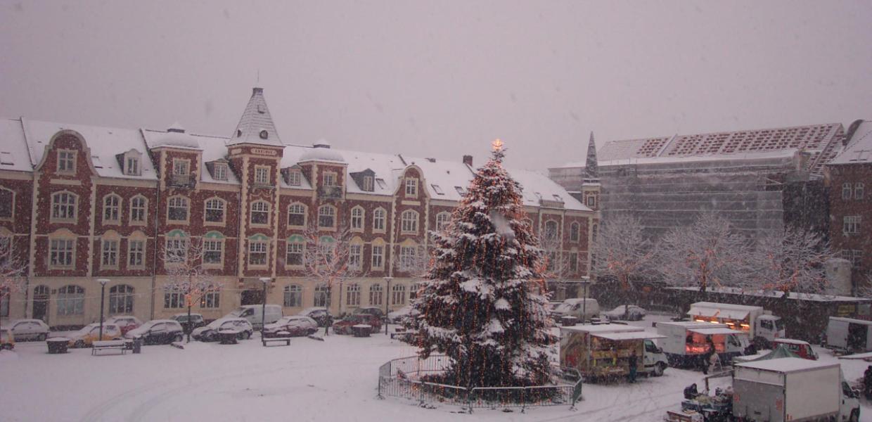 Jul på Axeltorv i Fredericia