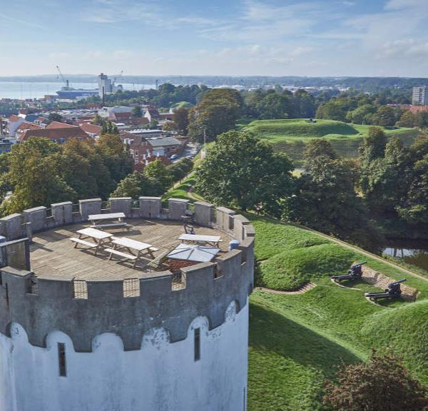 Fredericia vold og det hvide vandtårn