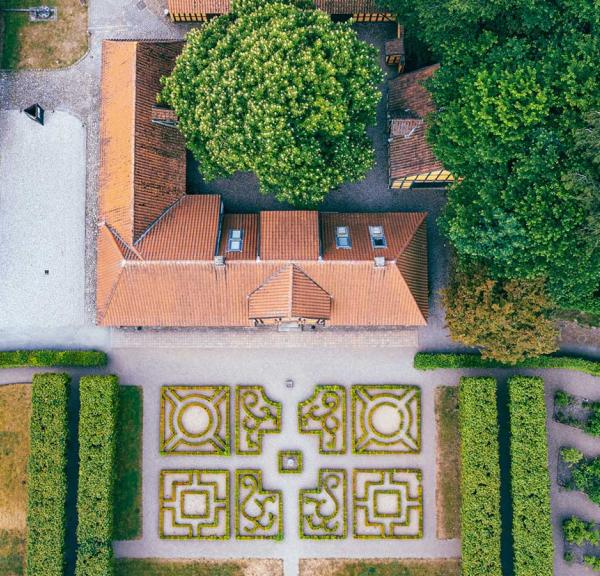 Fredericia bymuseum set med drone