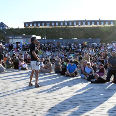 Koncert ved Cirkelbroen på Østerstrand