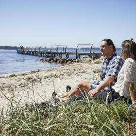 Skærbæk Strandpark ved Lillebælt