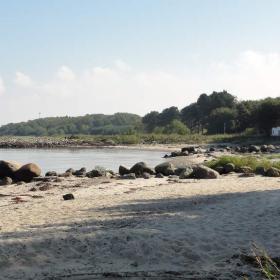 Stranden på Trelde Næs