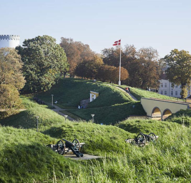 Fredericia Vold set fra Prinsessens Bastion